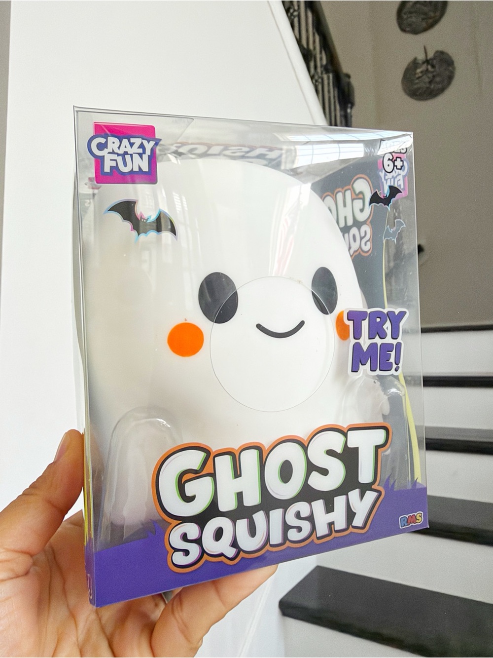 RMS Crazy Fun Ghost Squishy Boy & Girl Set of 2 Rare Viral Collectible NEW 👻 - Picture 6 of 6